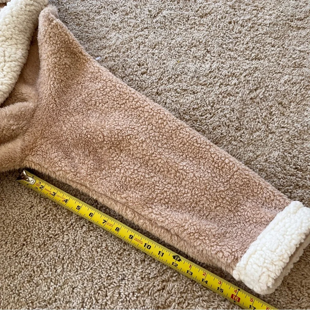 Hammacher Schlemmer Womens Robe L/XL Executive Sherpa Hyge Cozy Luxury Old Money